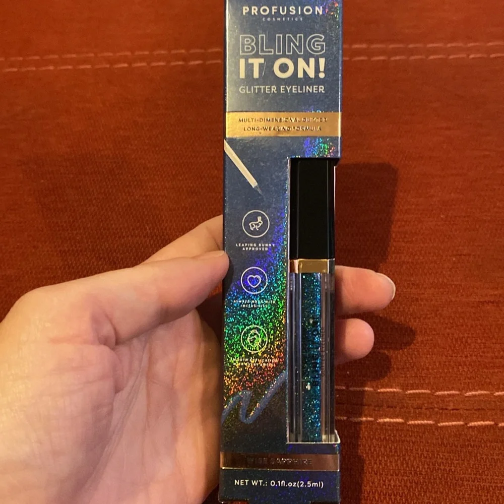🆕PROFUSION: BLING IT ON Glitter Eye Liner- Wise Sapphire FULL SIZE